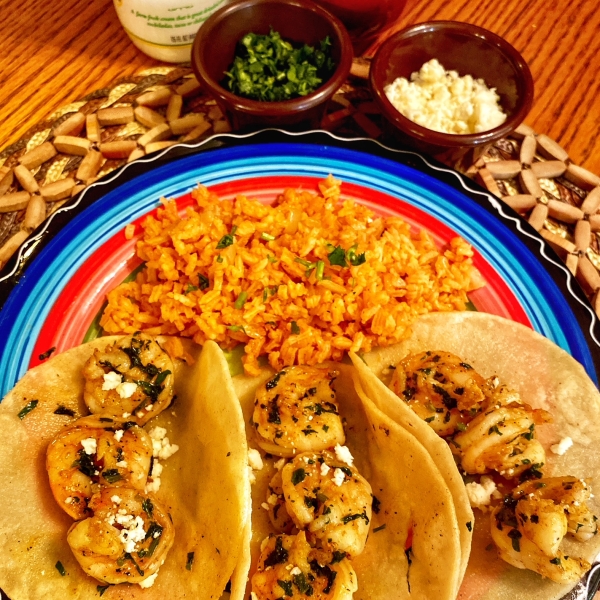 Cilantro Shrimp Tacos