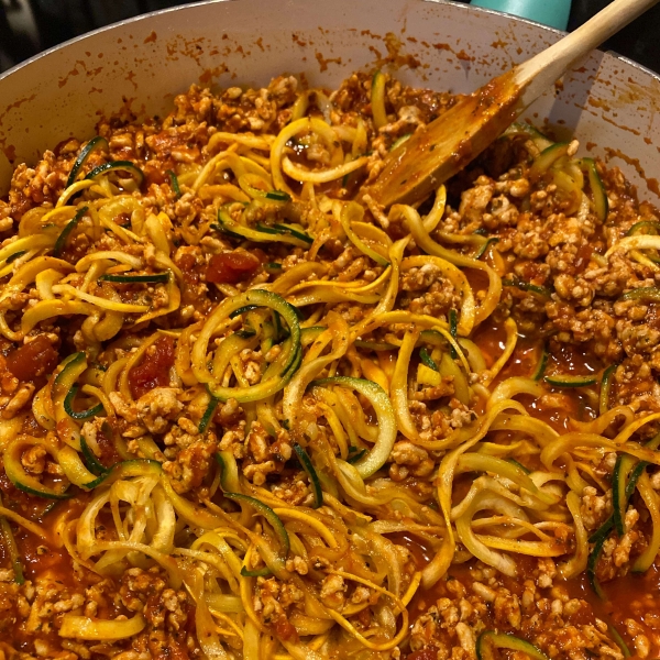 Turkey Spaghetti Zoodles