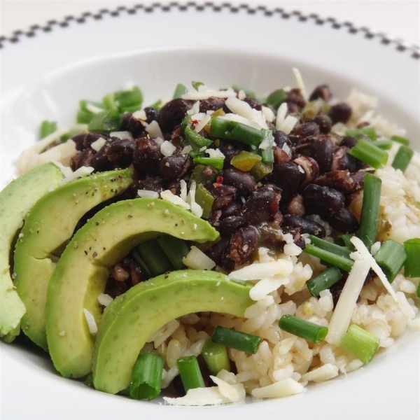 Amy's Spicy Beans and Rice