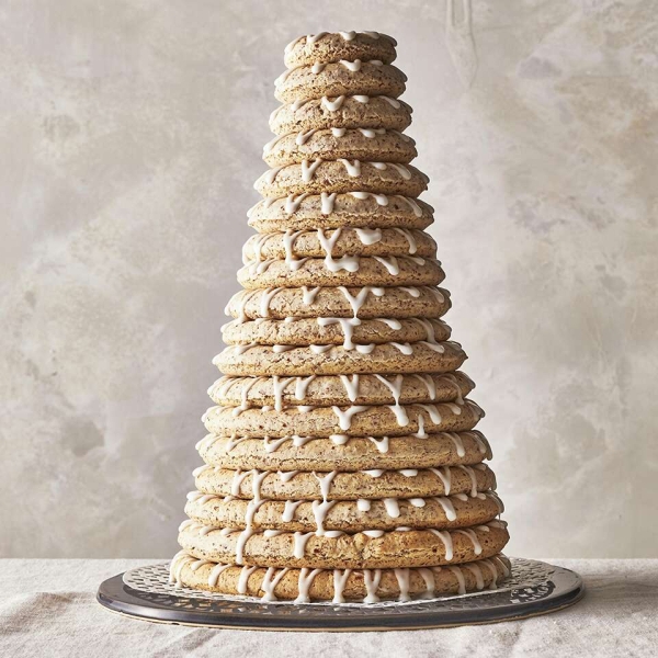 Kransekake (Norwegian Almond Ring Cake)