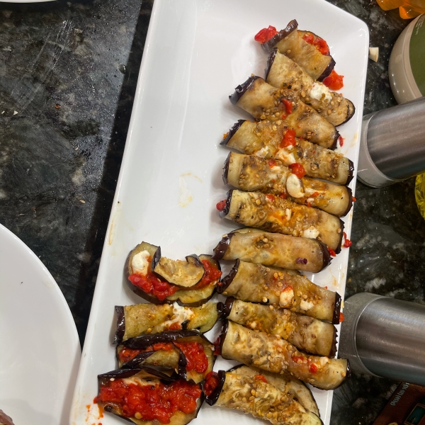 Grilled Eggplant Rollups