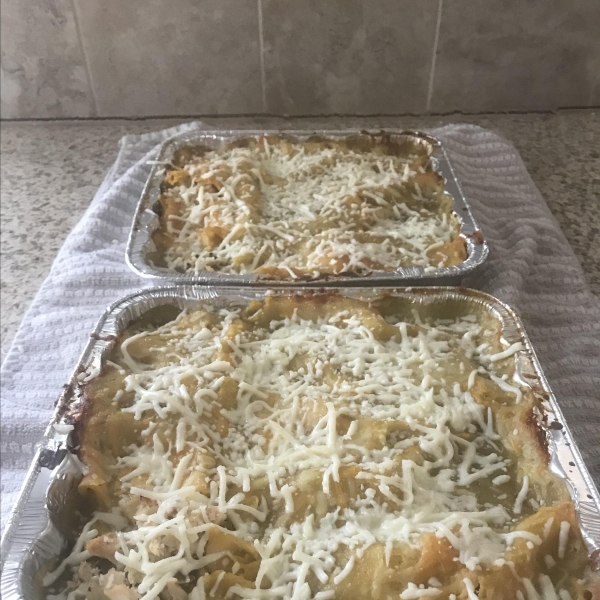 Green Chile Stacked Enchiladas