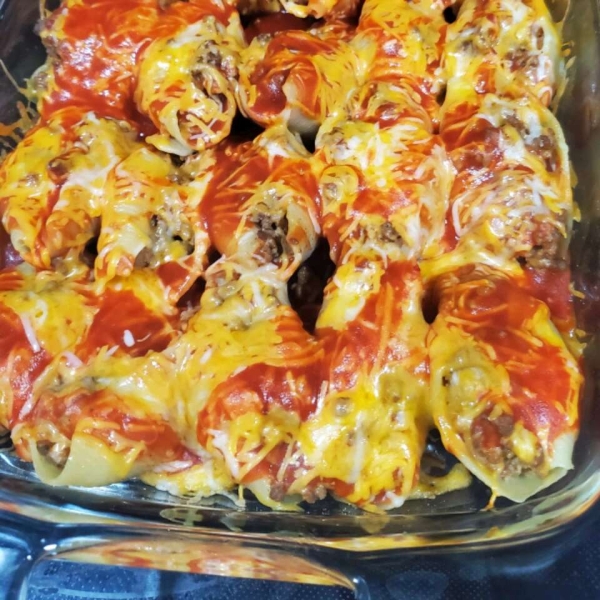 Tacos in Pasta Shells