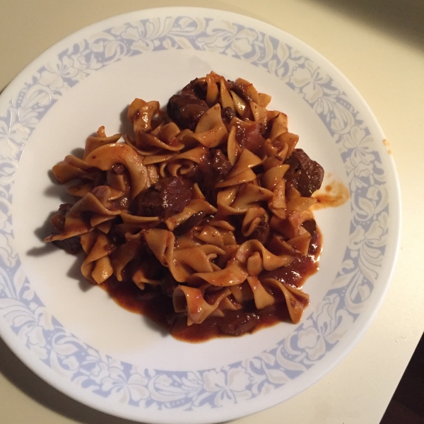 Hungarian Goulash with Ketchup