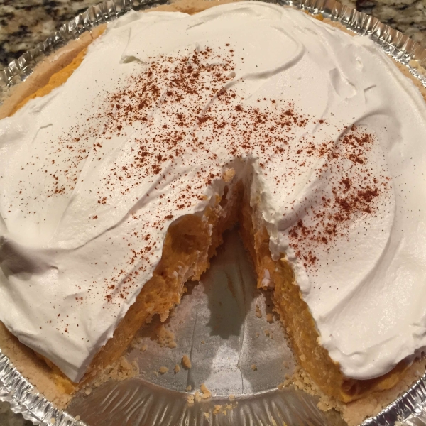 No-Bake Pumpkin Cheesecake Pie