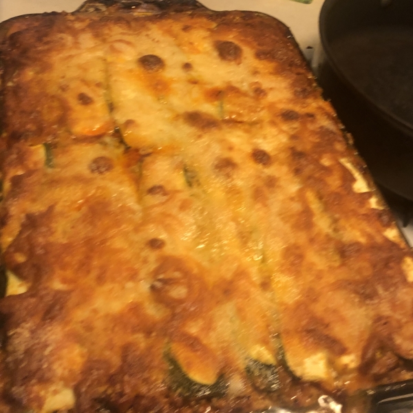 Zucchini Lasagna With Beef and Sausage