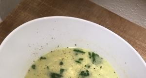 Curried Coconut Egg Drop Soup