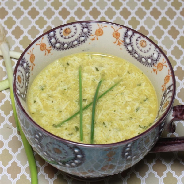 Curried Coconut Egg Drop Soup