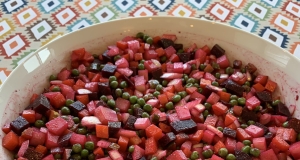 Ukrainian Salat Vinaigrette (Beet Salad)