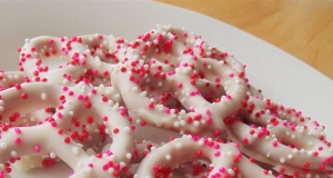 White Chocolate Covered Pretzels