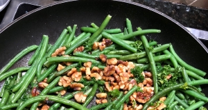 Green Beans With Walnuts