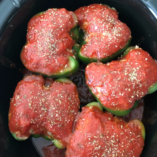 Slow Cooker Stuffed Peppers