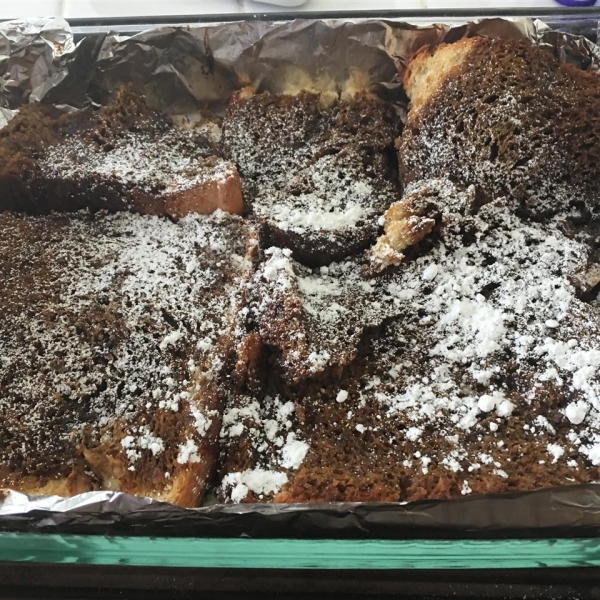 Overnight Gingerbread French Toast