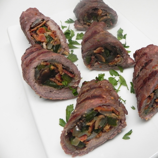 Spicy Steak Rolls