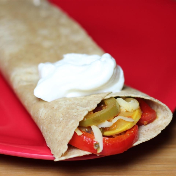 Colorful Vegetable Fajitas