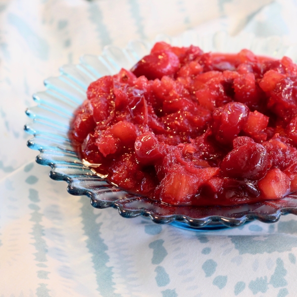 Naturally Sweetened Cranberry Sauce