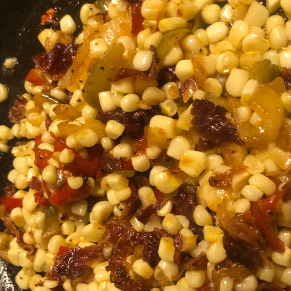 Fried Corn with Bacon