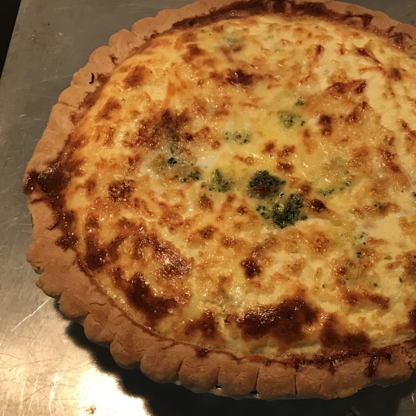 Cheesy Sausage Mushroom Quiche