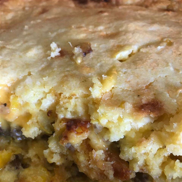 Sausage Cornbread Bake