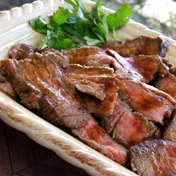 Beerbecue Beef Flank Steak