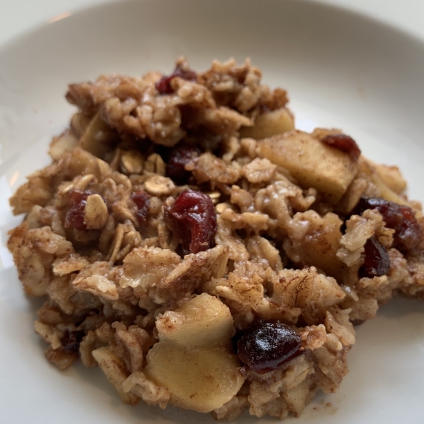 Baked Cranberry Oatmeal