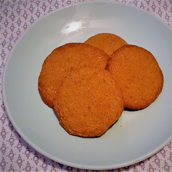 Honey and Molasses Gingersnaps