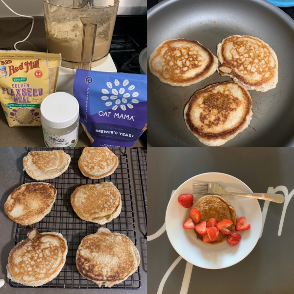 Healthy Freezer Pancakes