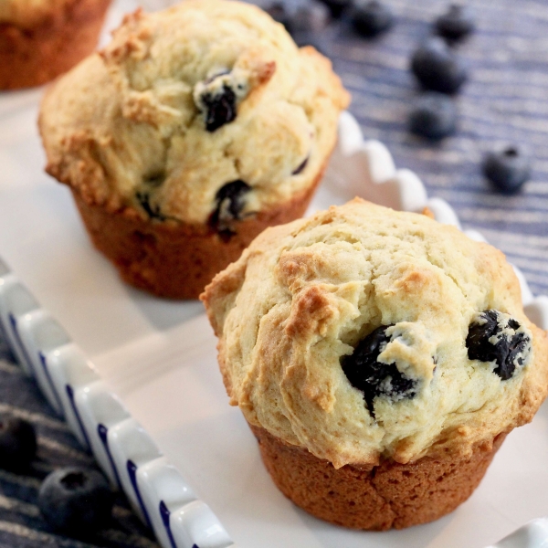 Blueberry Skyr Muffins