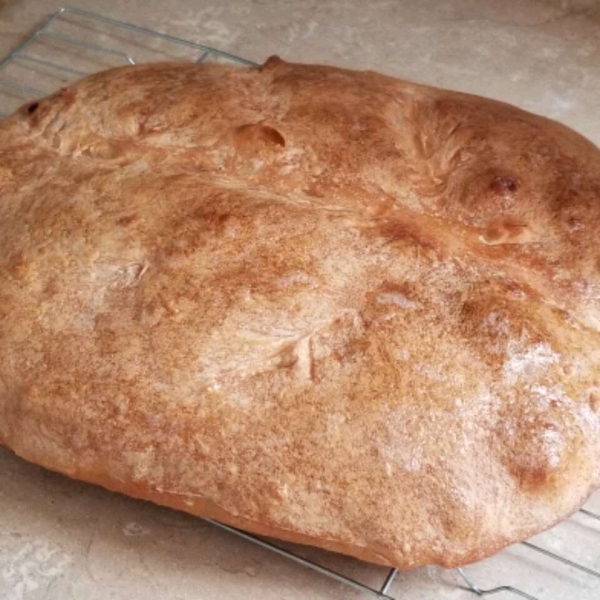 No-Knead Country Bread