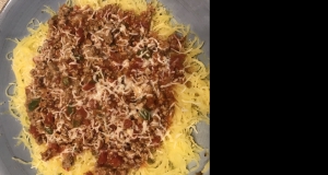 Ground Sausage Spaghetti