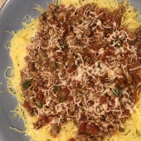 Ground Sausage Spaghetti