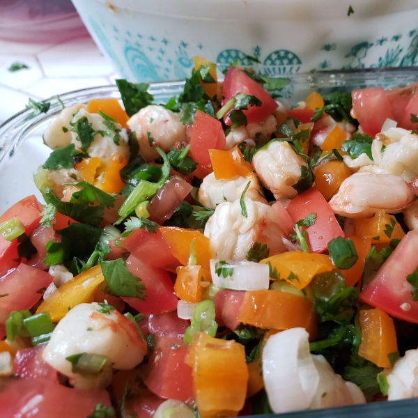 Avocado Shrimp Ceviche-Estillo Sarita