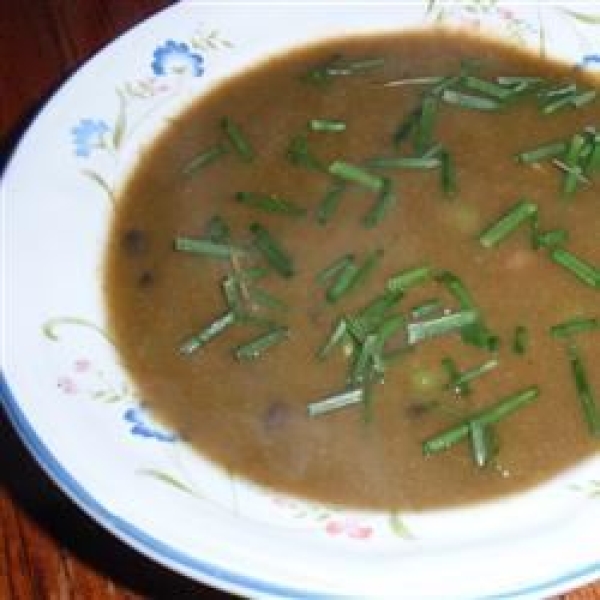 Vegan Black and White Bean Soup