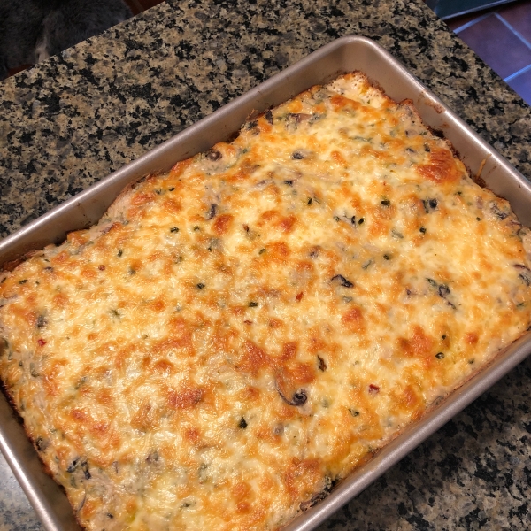 Poblano Chicken Enchilada Casserole