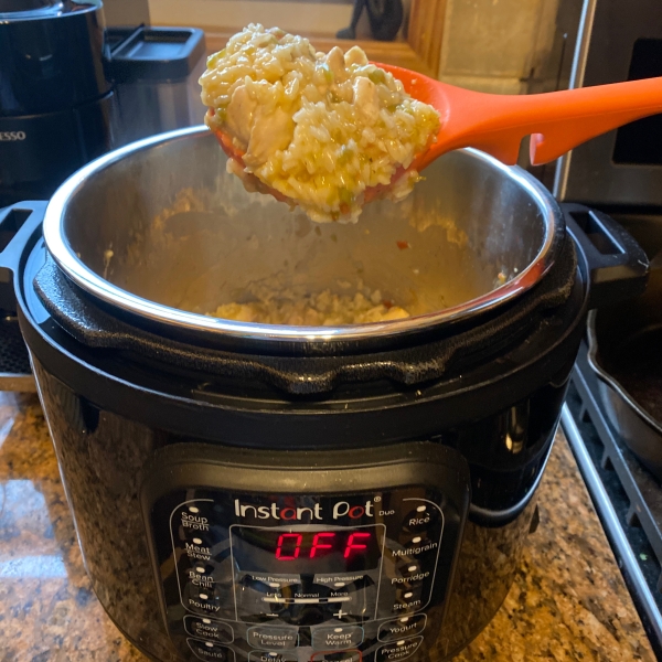 Instant Pot Green Chili Chicken and Rice