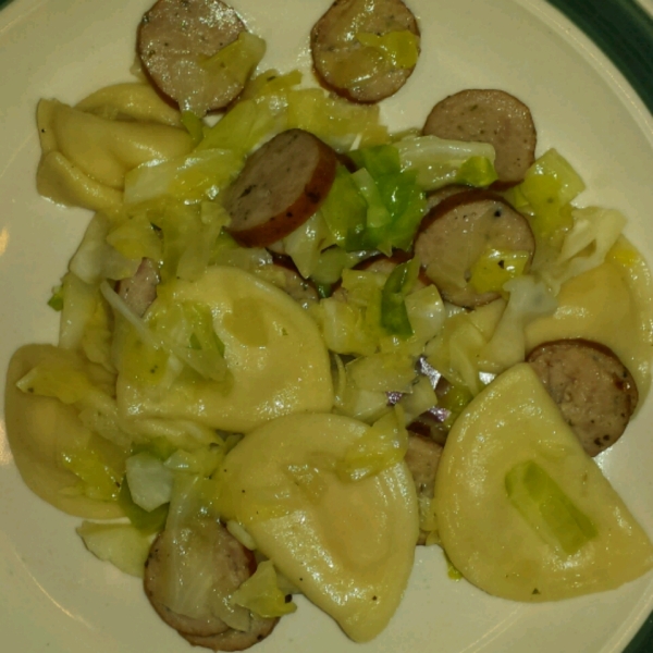 Polish Sausage and Pierogy Haluski