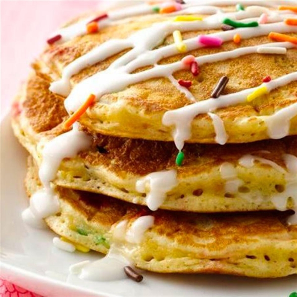 Cake Batter Pancakes