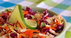 Tri-Color Slaw with Lime Dressing