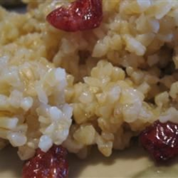 Bulgur Wheat with Dried Cranberries