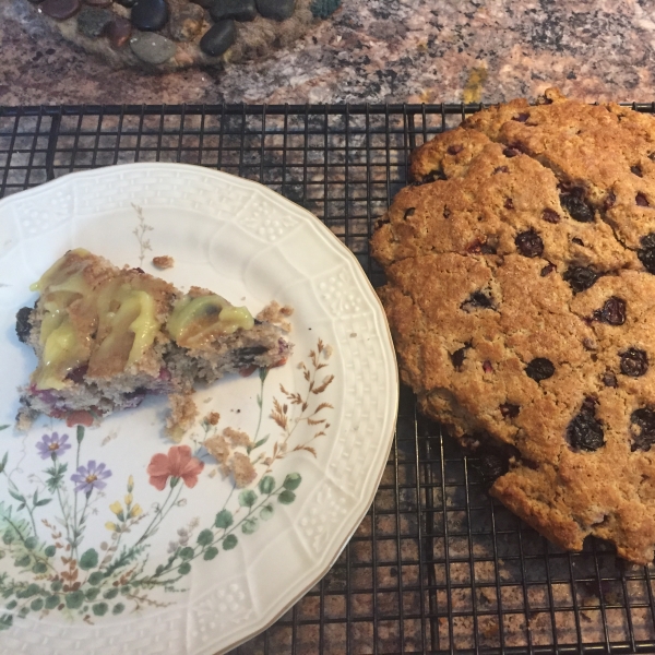 Whole-Grain Blueberry Scones
