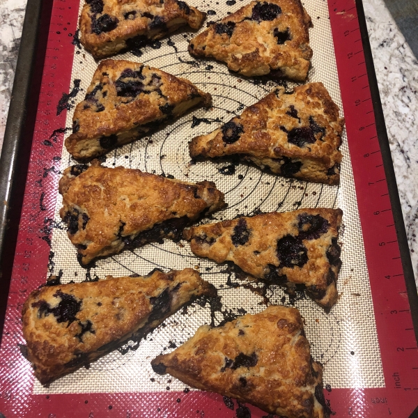 Whole-Grain Blueberry Scones