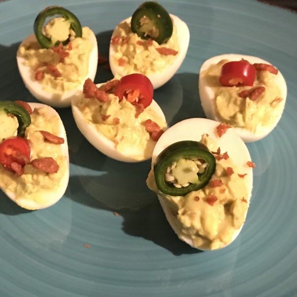 Avocado Deviled Eggs