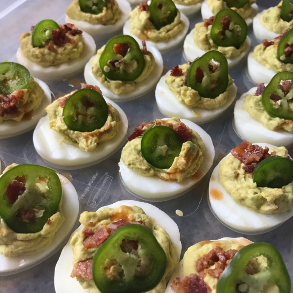 Avocado Deviled Eggs