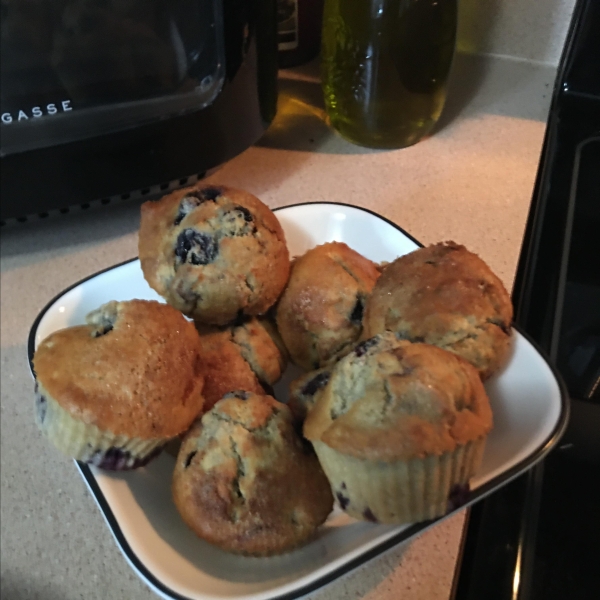 Air Fryer Blueberry Muffins