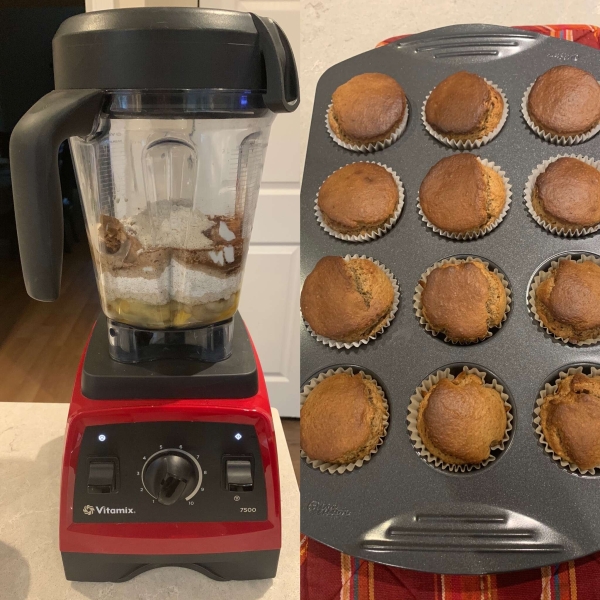 Lower-Carb Banana Protein Muffins