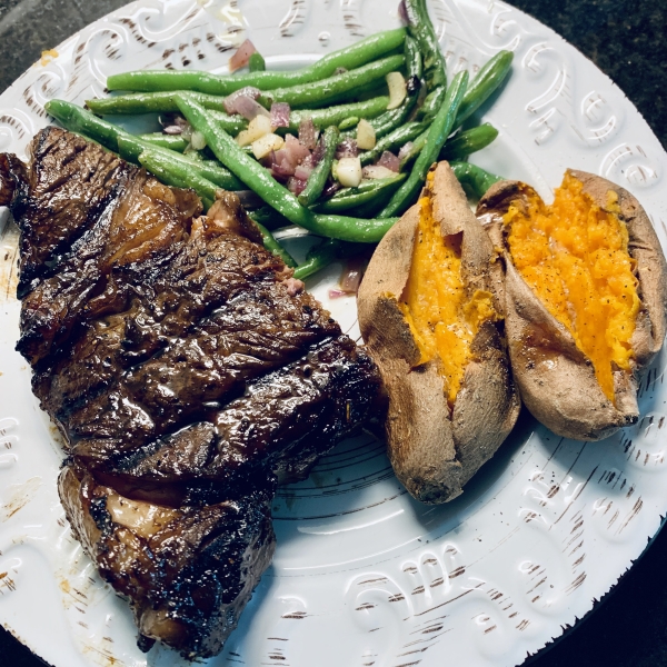 Savory Garlic Marinated Steaks