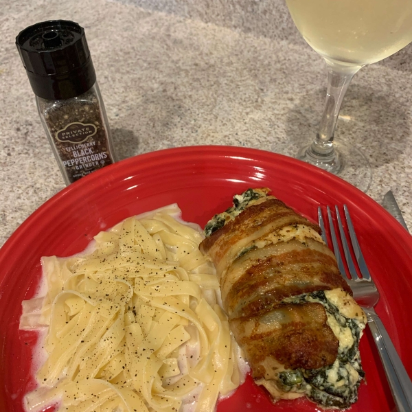 Bacon-Wrapped Chicken Stuffed with Spinach and Ricotta