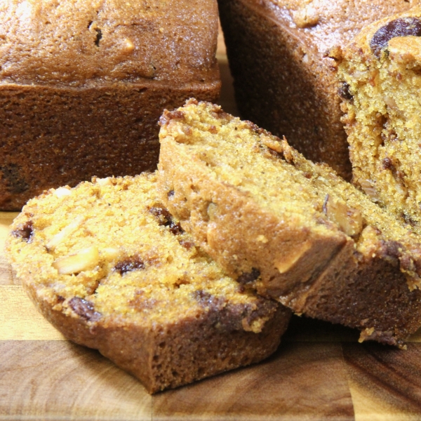 Chocolate Almond Pumpkin Bread