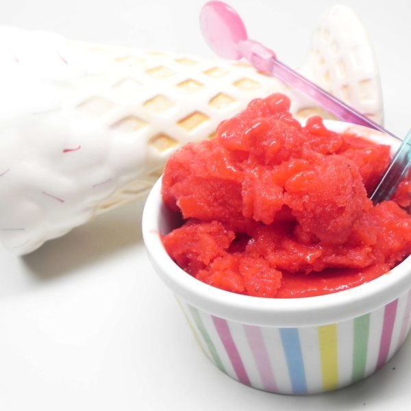 Healthy and Tasty Strawberry Sherbet