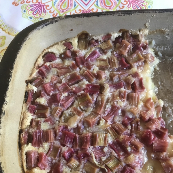 Rhubarb Dream Bars